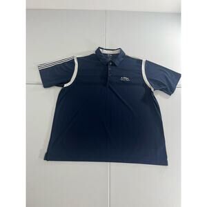 Michelob ultra climacool adidas polo navy blue and white size XL Mens